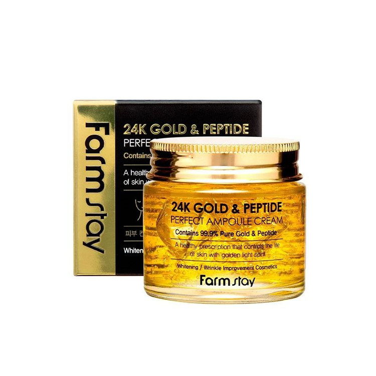آمپول کرم پپتاید و طلا 24 K فارم استی