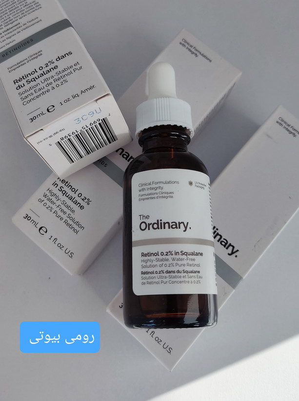 سرم رتینول اوردینری 0.2% درصد وستا دارو