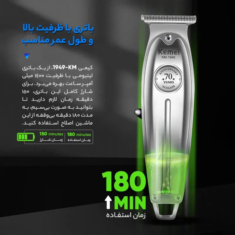 ماشین اصلاح کیمی مدل km-1949